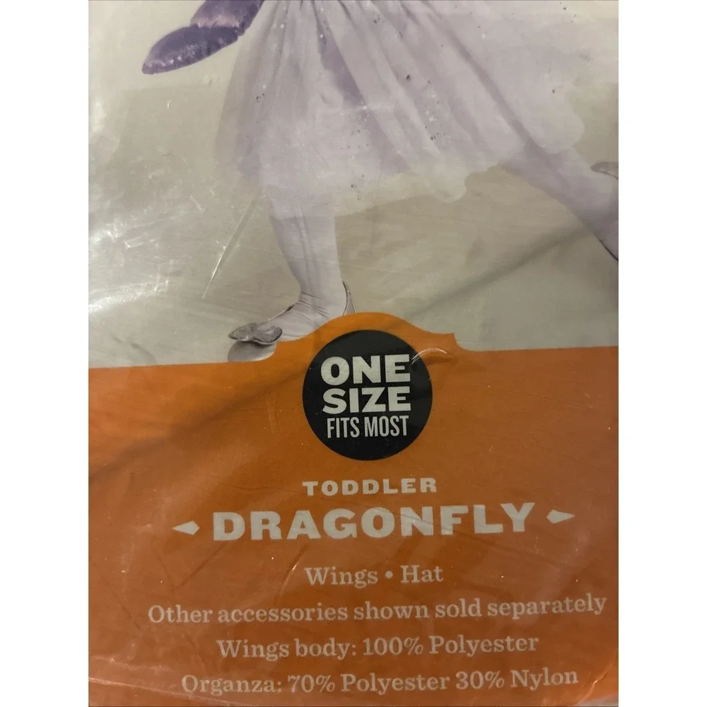 Hyde And Eek Boutique Dragonfly Costume Toddler One Size Hat And Wings New